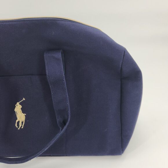 Ralph Lauren Polo Fragrance Medium Duffel Travel Bag in Polo Blue Color - Picture 8 of 9